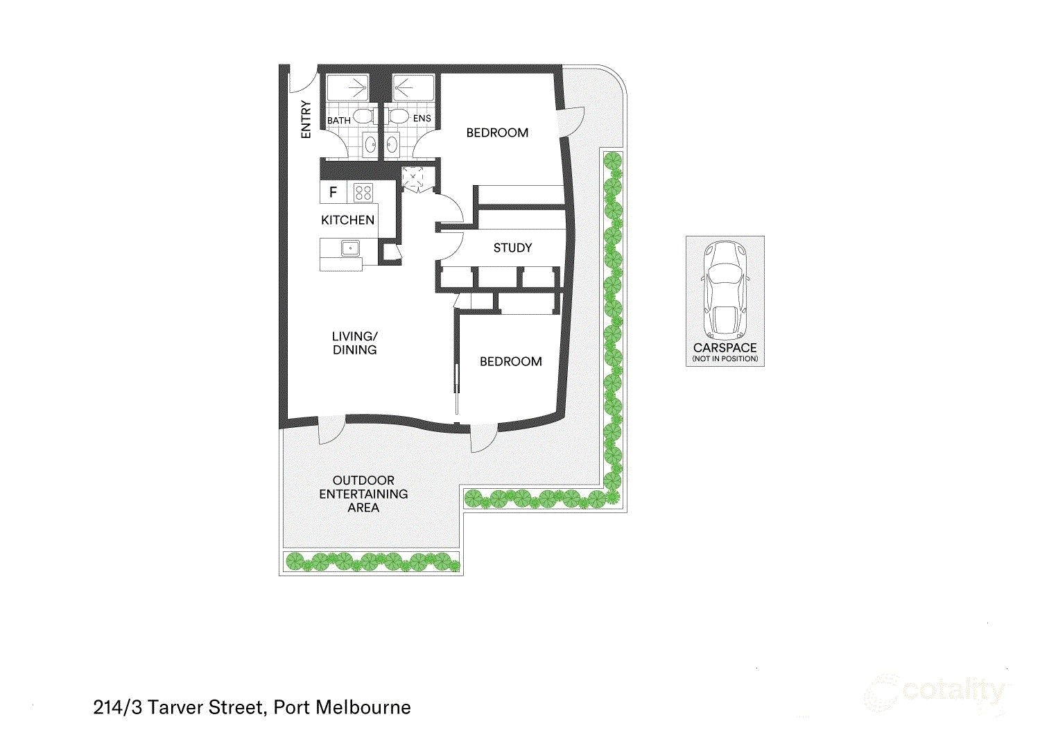 214/3 Tarver Street, Port Melbourne VIC 3207 - Floorplan