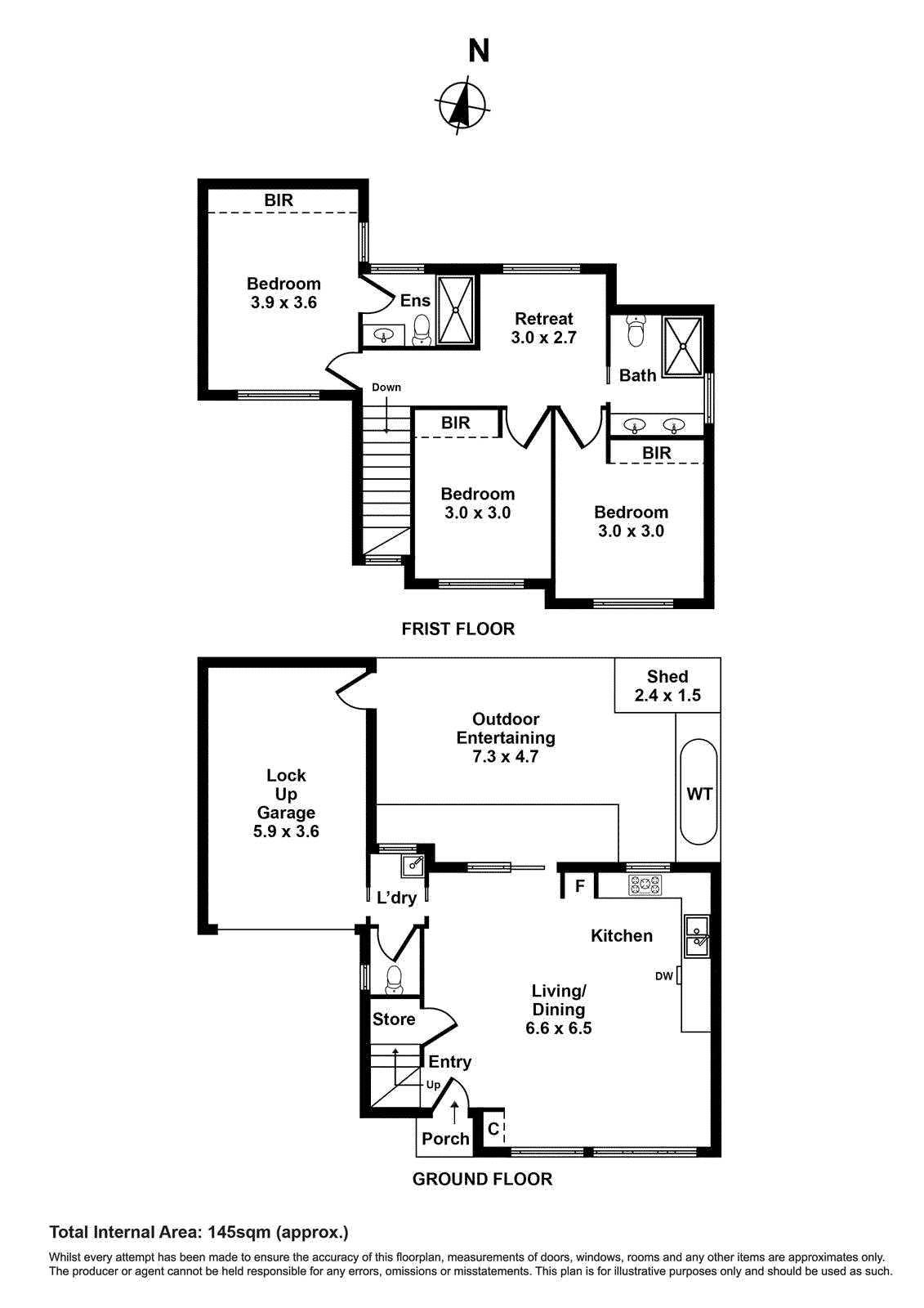 2/15 Bradley Street, Newport VIC 3015 - Floorplan