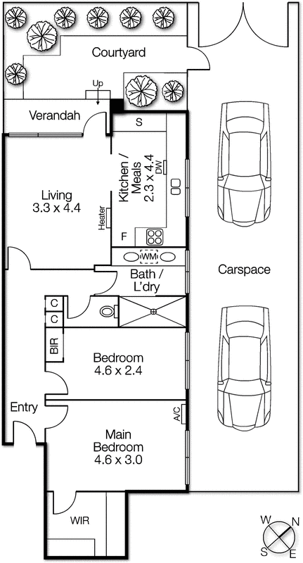 2/15 Burnett Street, St Kilda VIC 3182 - Floorplan