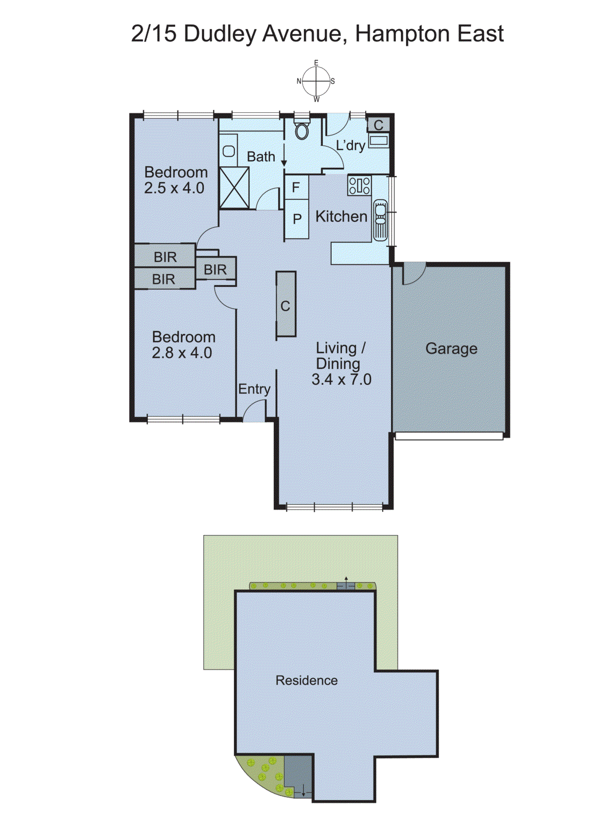 2/15 Dudley Avenue, Hampton East VIC 3188 - Floorplan