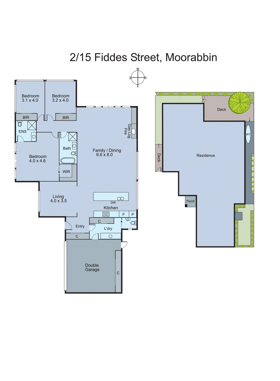 2/15 Fiddes Street, Moorabbin VIC 3189 - Floorplan