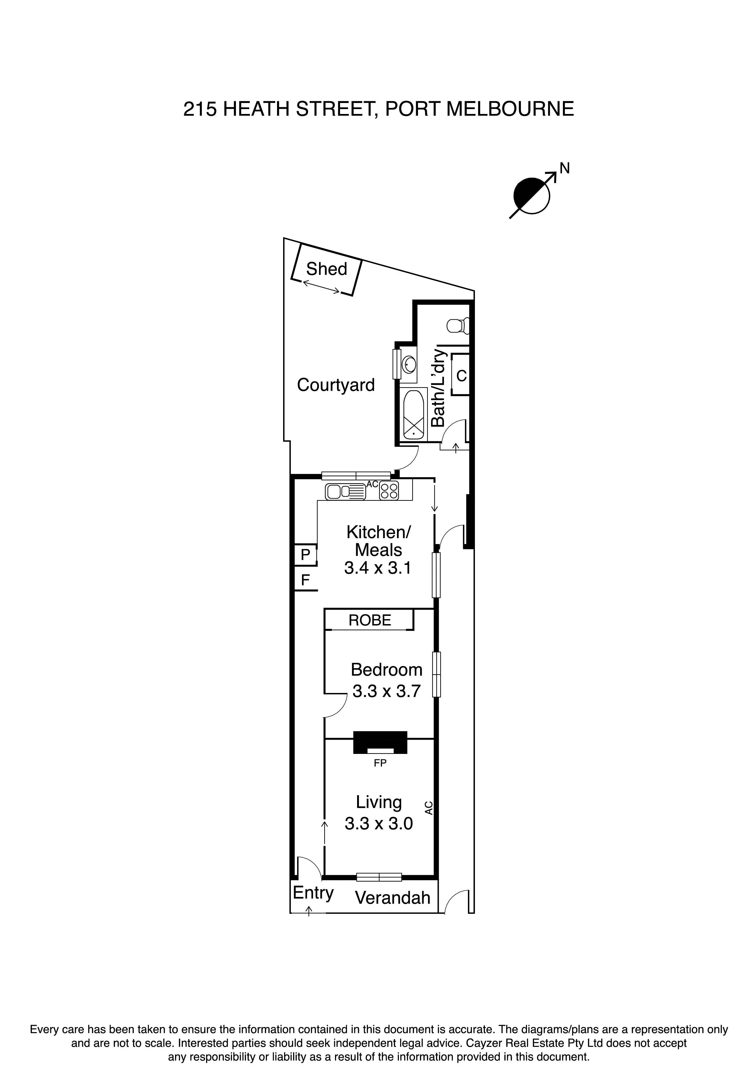 215 Heath Street, PORT MELBOURNE VIC 3207 - Floorplan