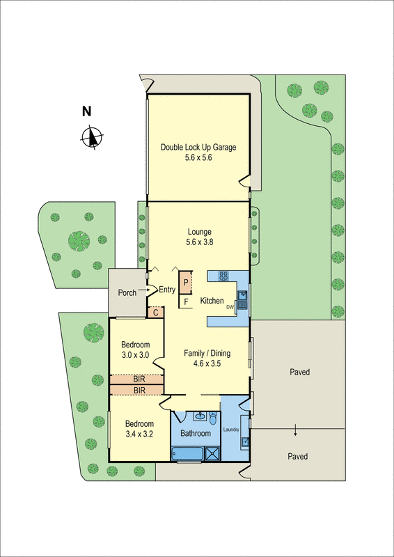 2/15 Imes Street, Parkdale VIC 3195 - Floorplan
