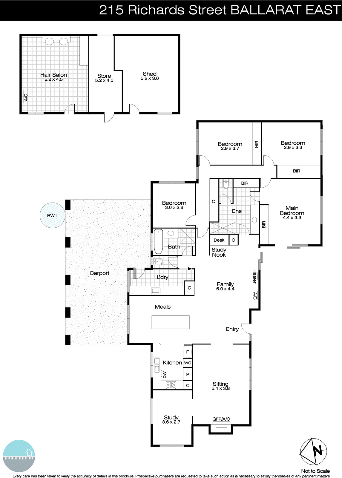 215 Richards Street, Ballarat East VIC 3350 - Floorplan