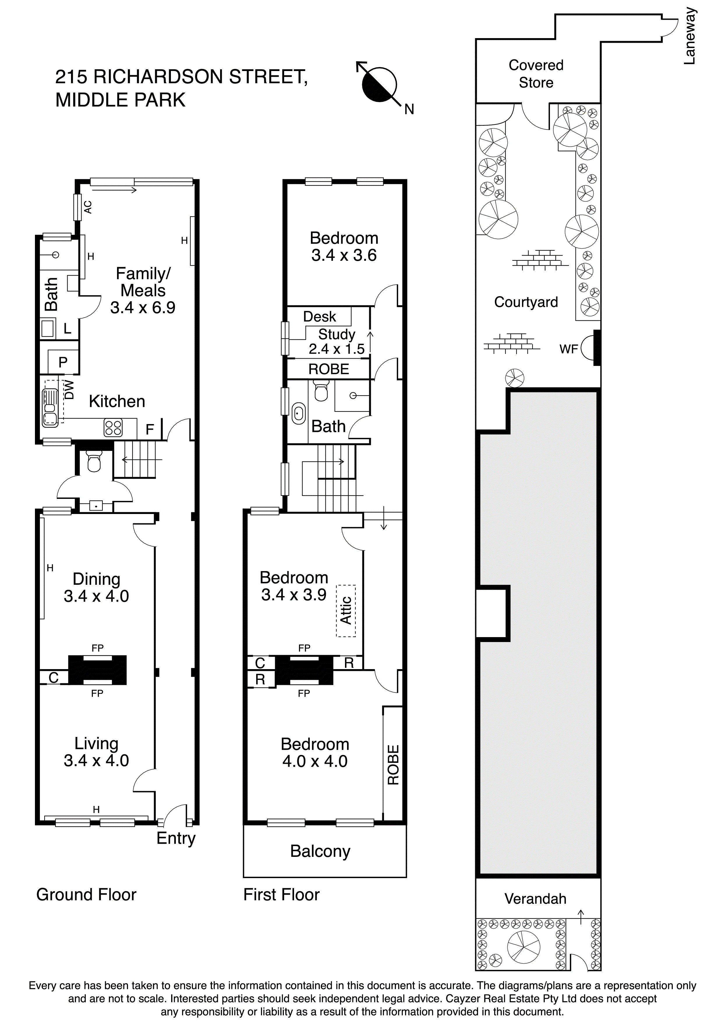 215 Richardson Street, MIDDLE PARK VIC 3206 - Floorplan