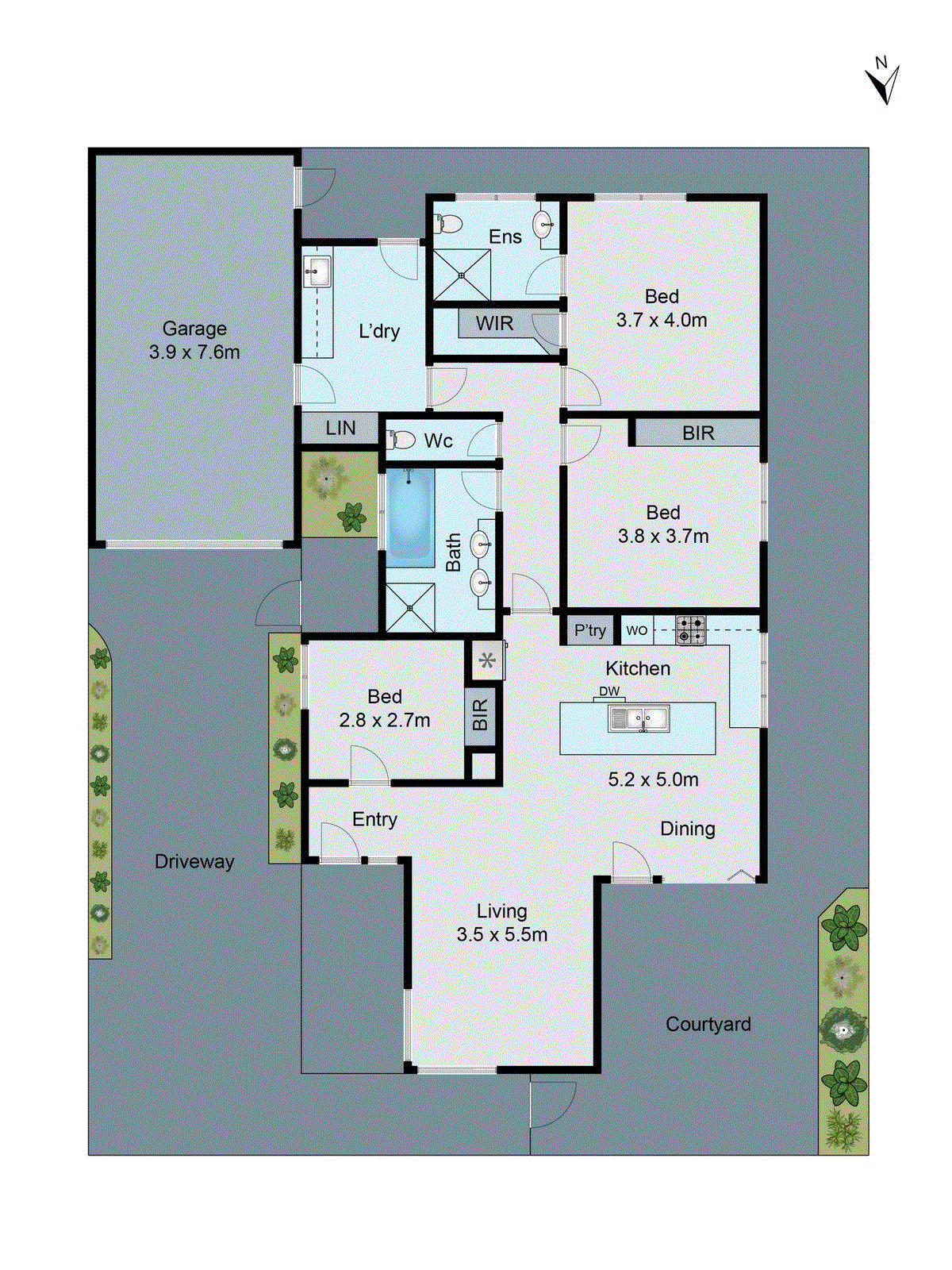 2/15 Sydenham Avenue, Manifold Heights VIC 3218 - Floorplan