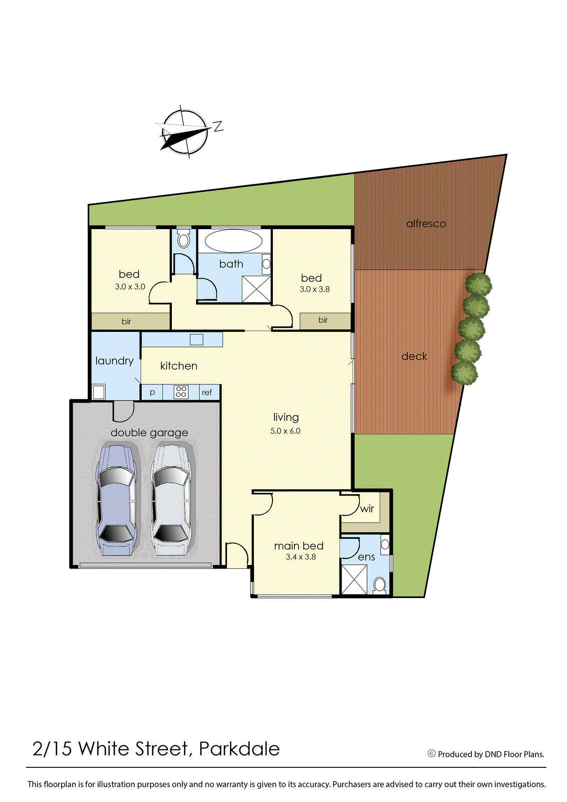 2/15 White Street, Parkdale VIC 3195 - Floorplan