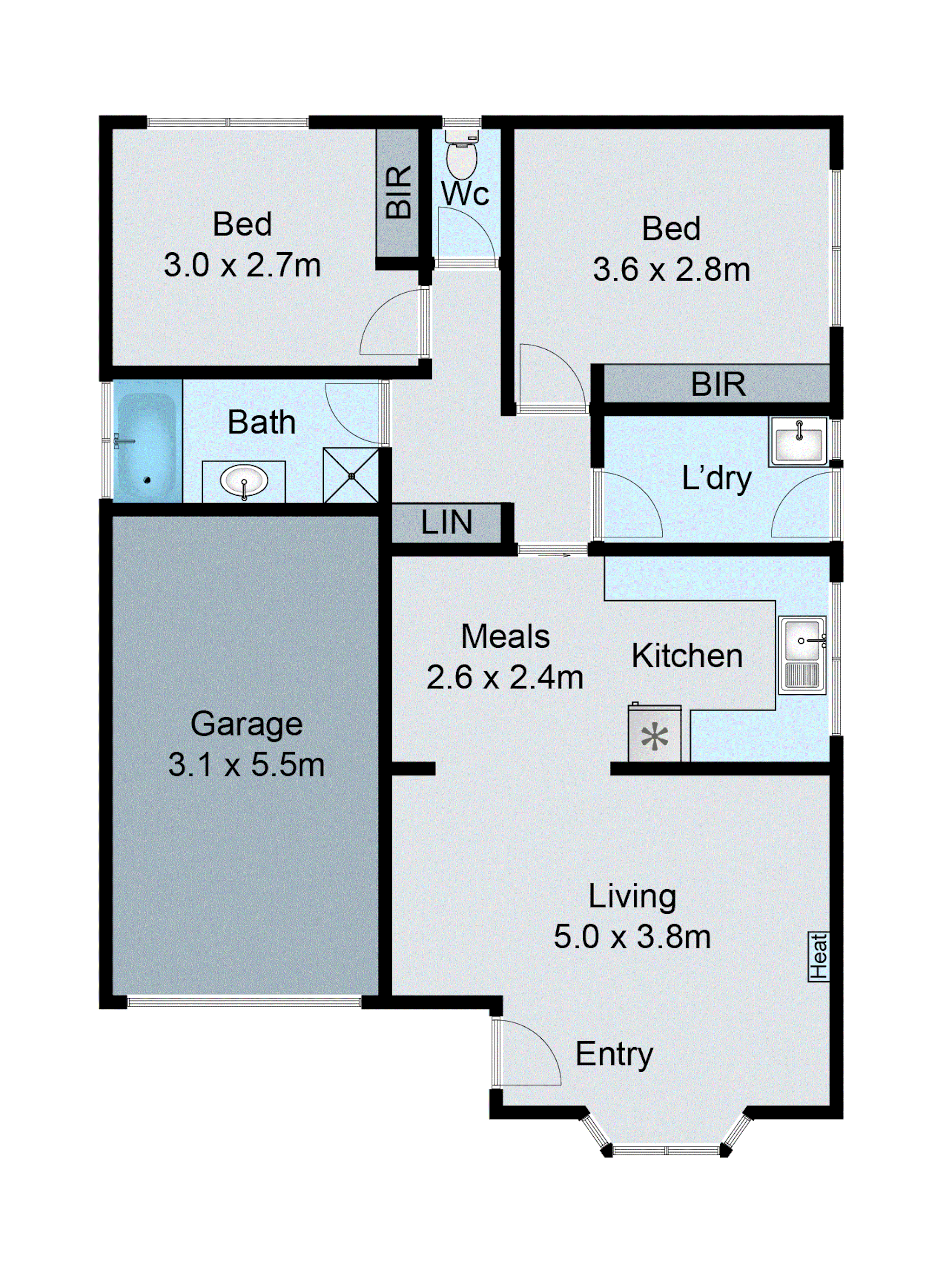 2/154 Skene Street, Newtown VIC 3220 - Floorplan
