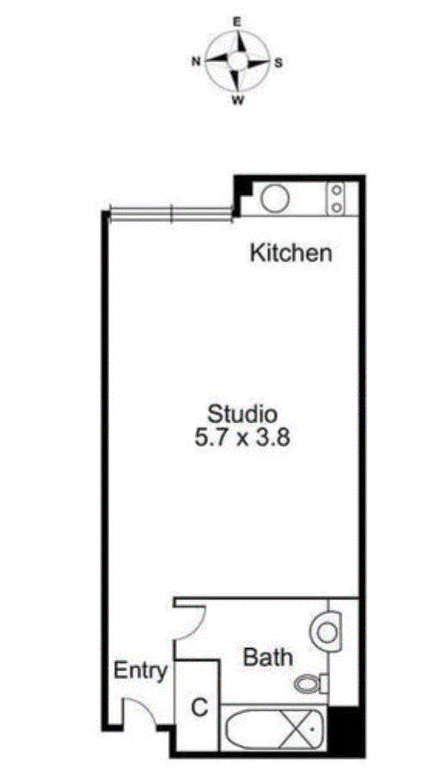 215/5-9 Studley Park Road, Kew VIC 3101 - Floorplan