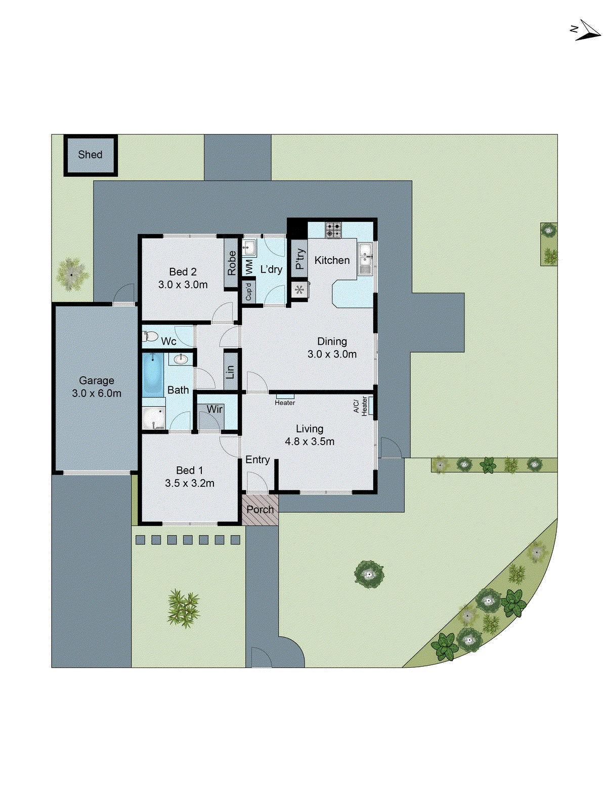 2/156 South Valley Road, Highton VIC 3216 - Floorplan