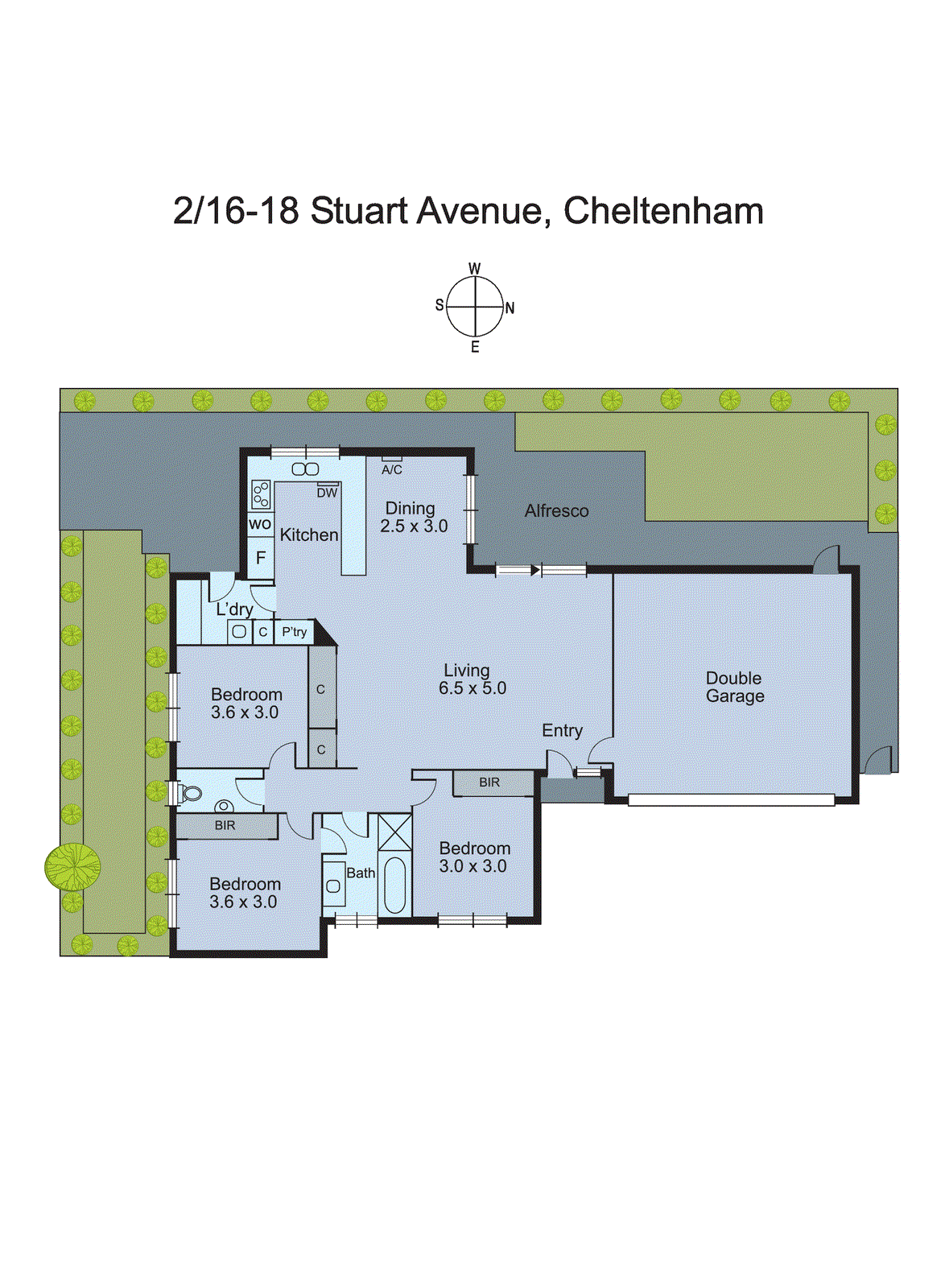 2/16-18 Stuart Avenue, Cheltenham VIC 3192 - Floorplan