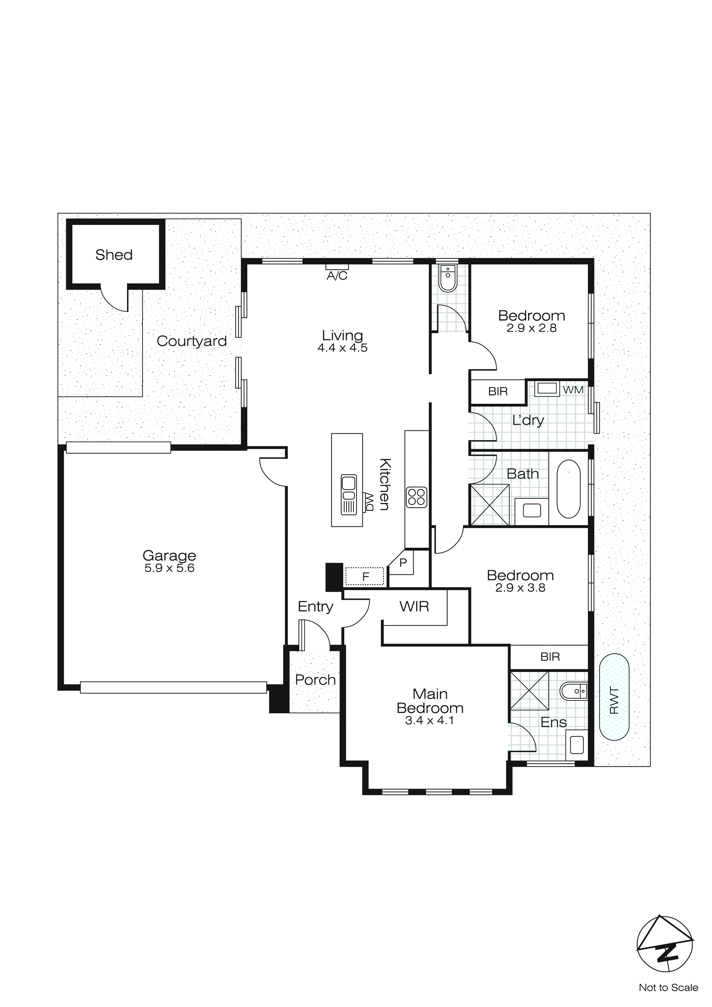 2/16 Alexandra Street, Sebastopol VIC 3356 - Floorplan
