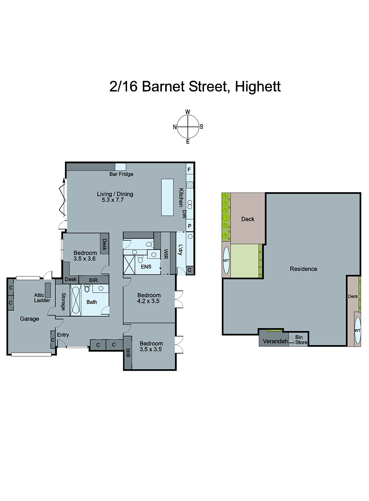 2/16 Barnet Street, Highett VIC 3190 - Floorplan