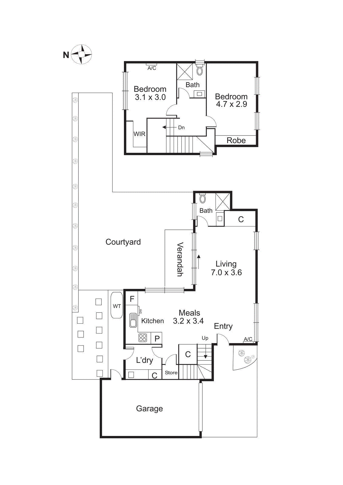 2/16 Cleek Avenue, Oakleigh South VIC 3167 - Floorplan