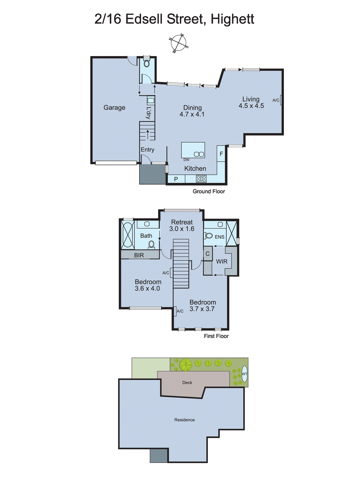 2/16 Edsall Street, Highett VIC 3190 - Floorplan