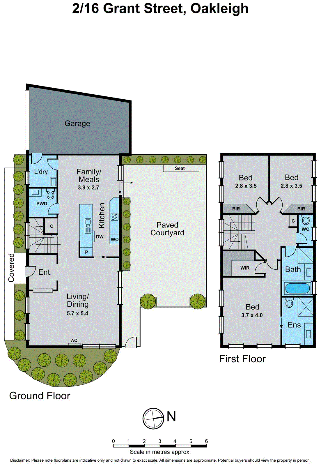 2/16 Grant Street, Oakleigh VIC 3166 - Floorplan