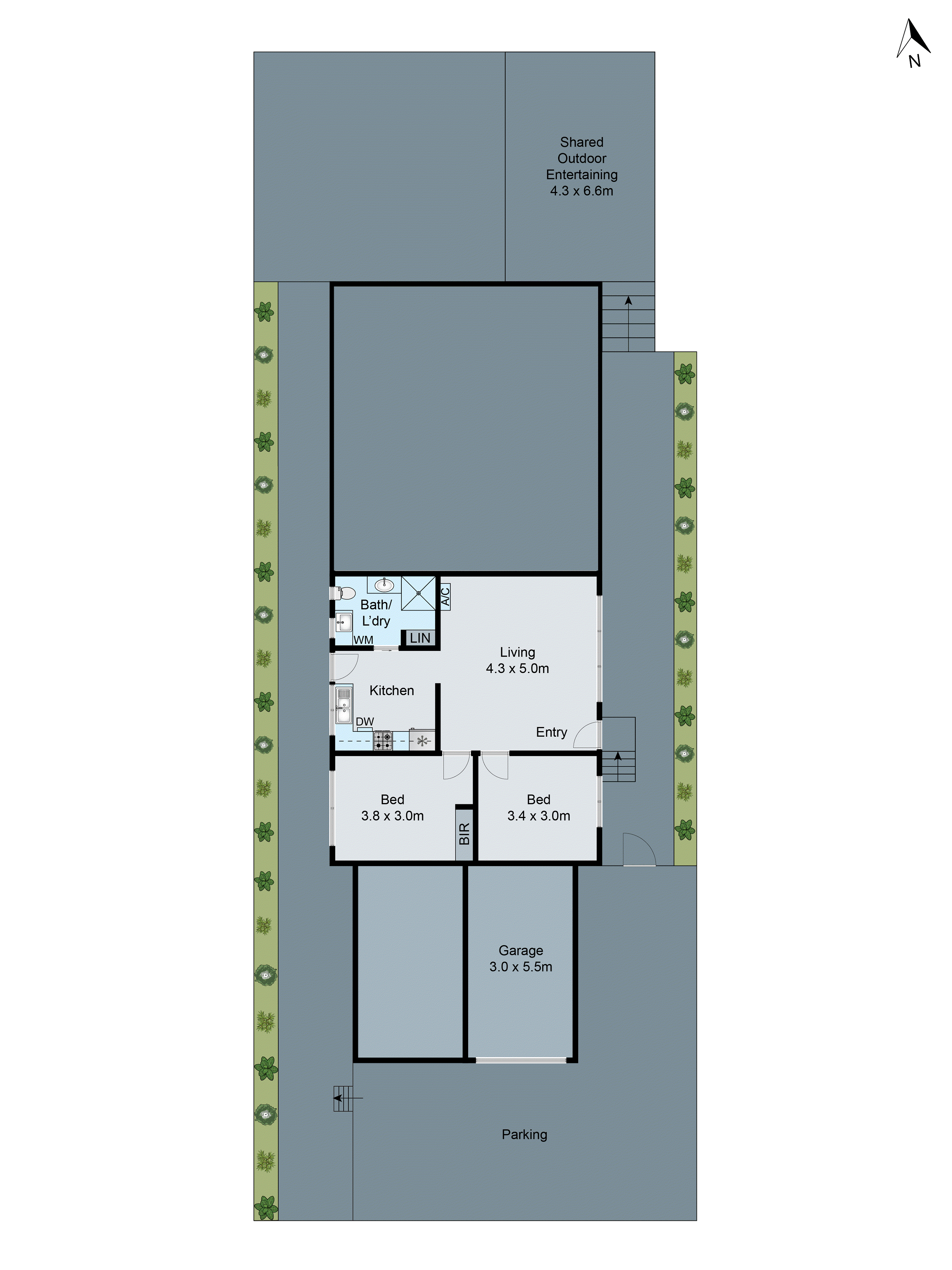 2/16 Laurel Bank Parade, Newtown VIC 3220 - Floorplan