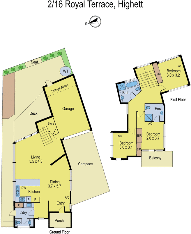 2/16 Royal Terrace, Highett VIC 3190 - Floorplan