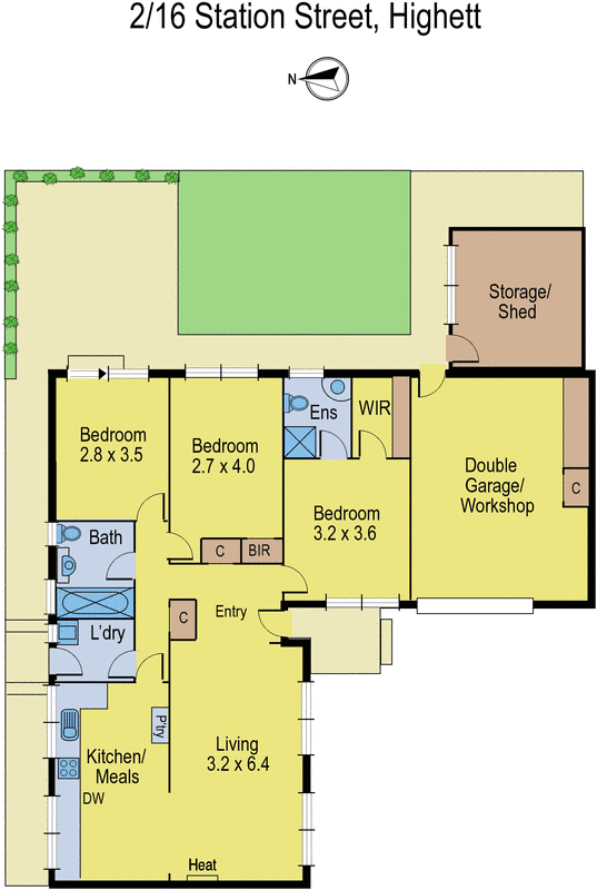 2/16 Station Street, Highett VIC 3190 - Floorplan
