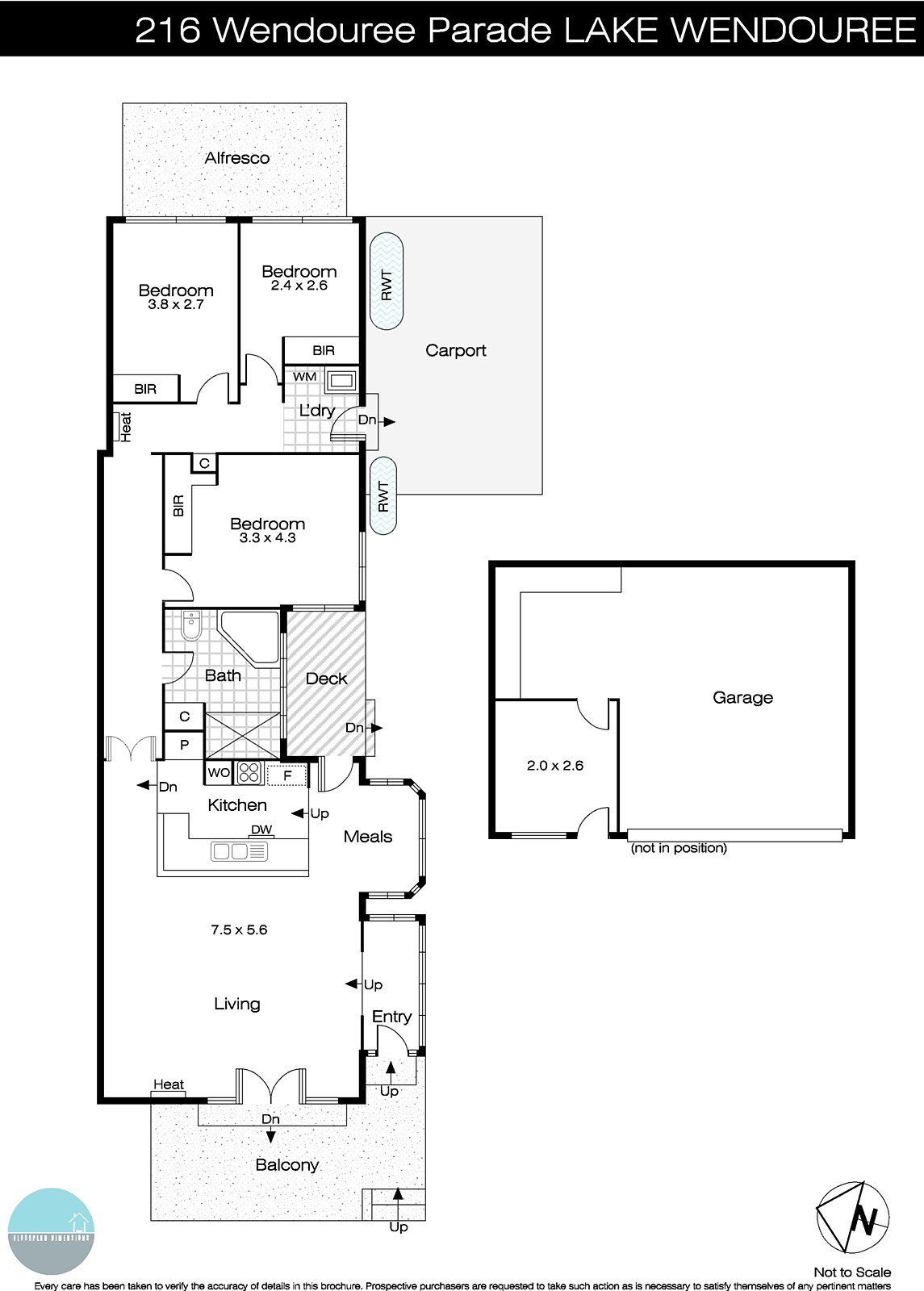 216 Wendouree Parade, Lake Wendouree VIC 3350 - Floorplan
