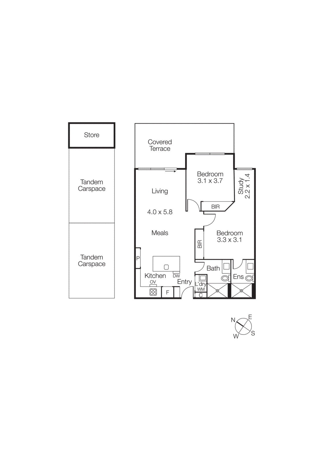 216/216 Bay Road, Sandringham VIC 3191 - Floorplan