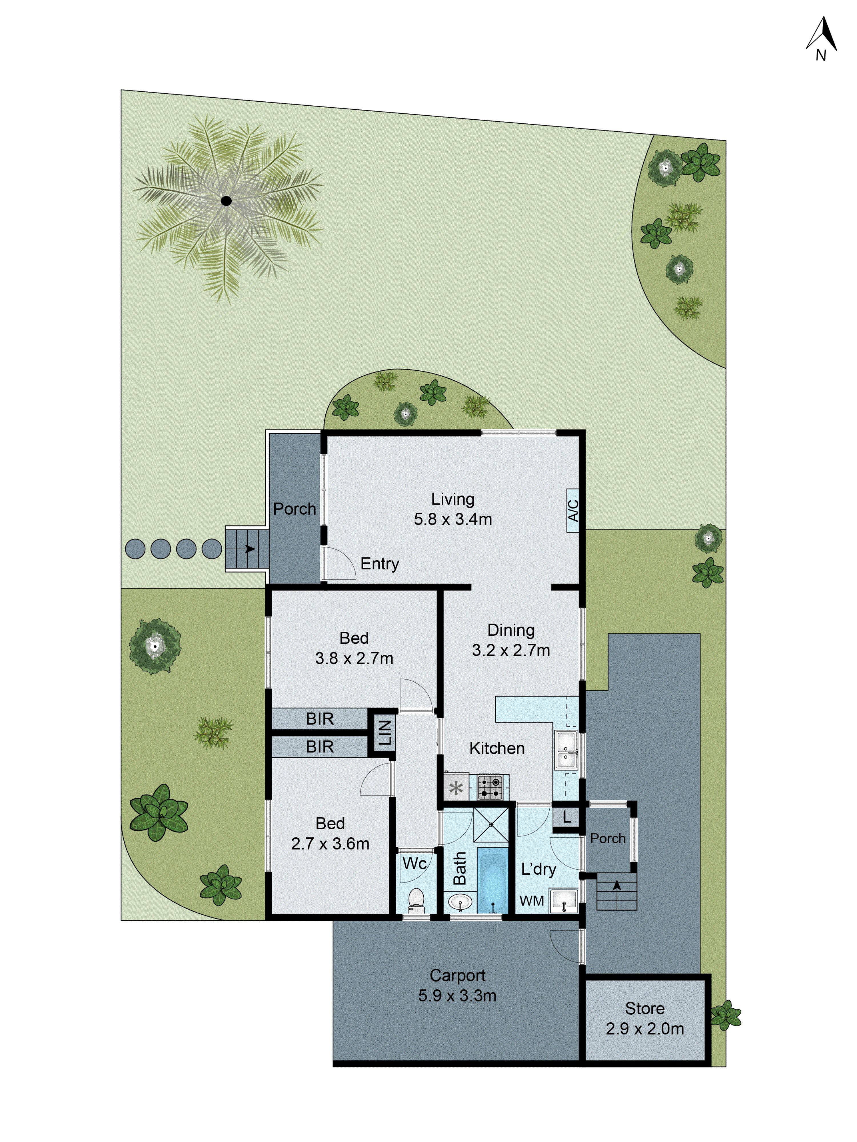 2/165 Barrabool Road, Highton VIC 3216 - Floorplan