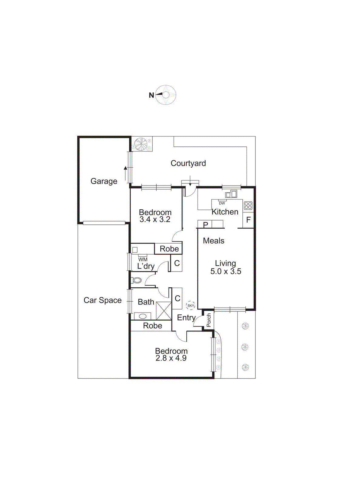 2/165 Bay Road, Sandringham VIC 3191 - Floorplan