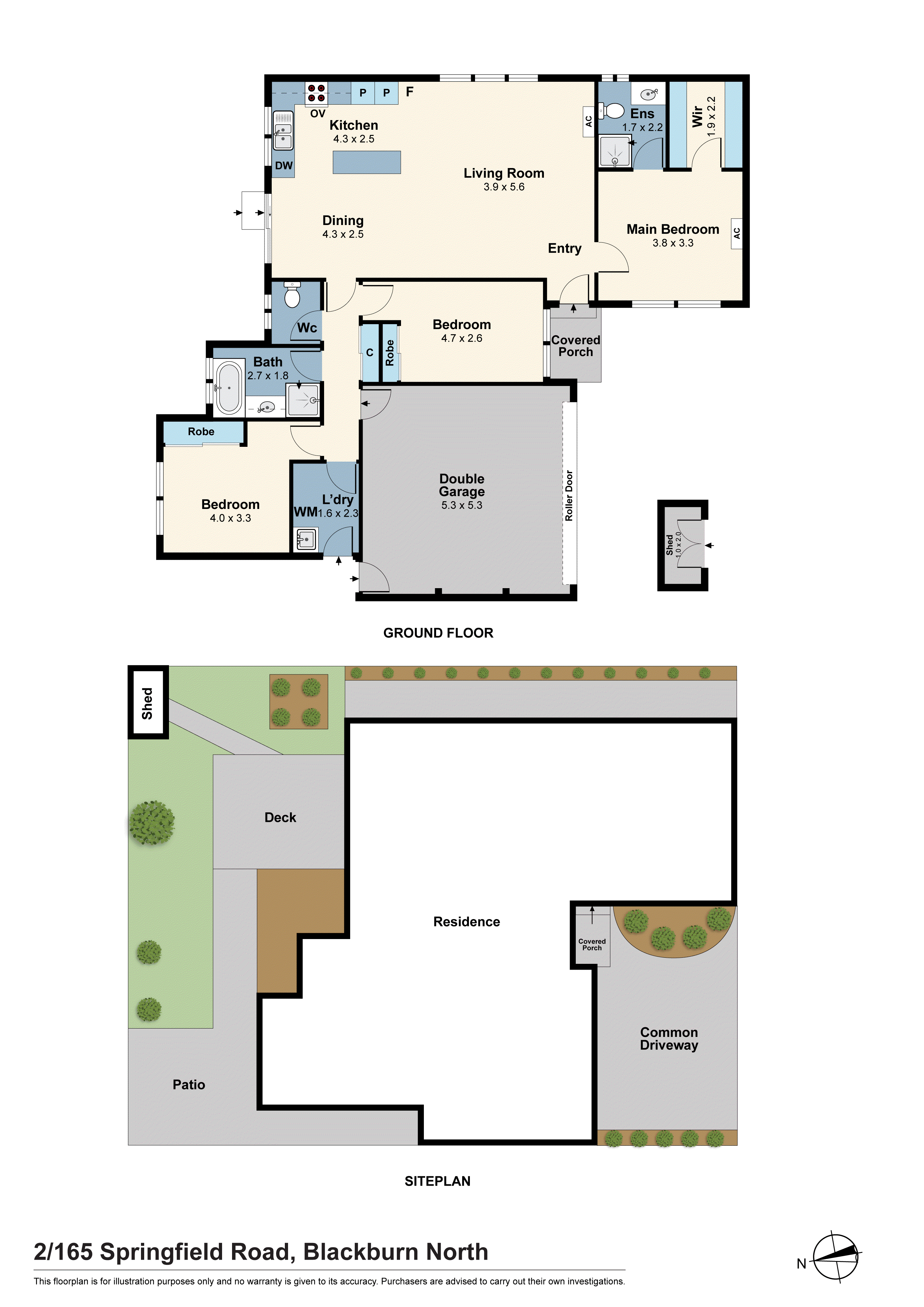 2/165 Springfield Road, Blackburn North VIC 3130 - Floorplan