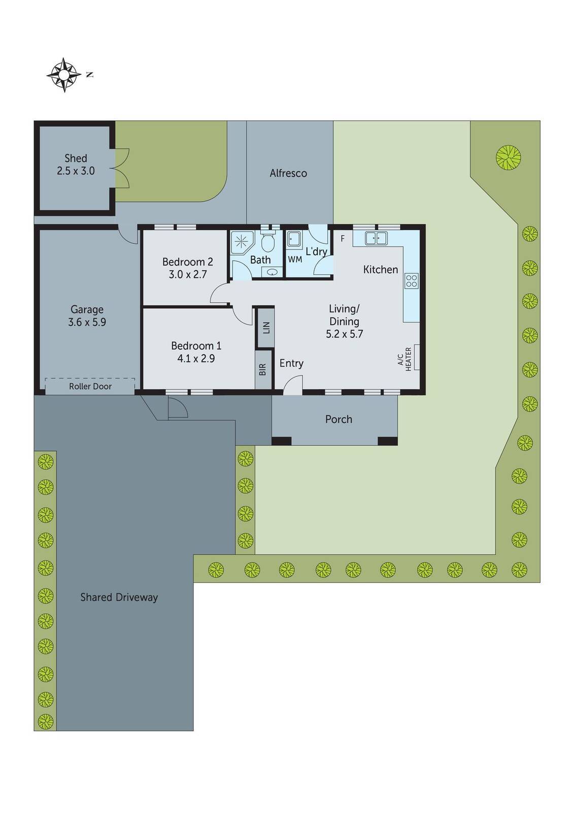 2/166 Coppards Road, WHITTINGTON VIC 3219 - Floorplan