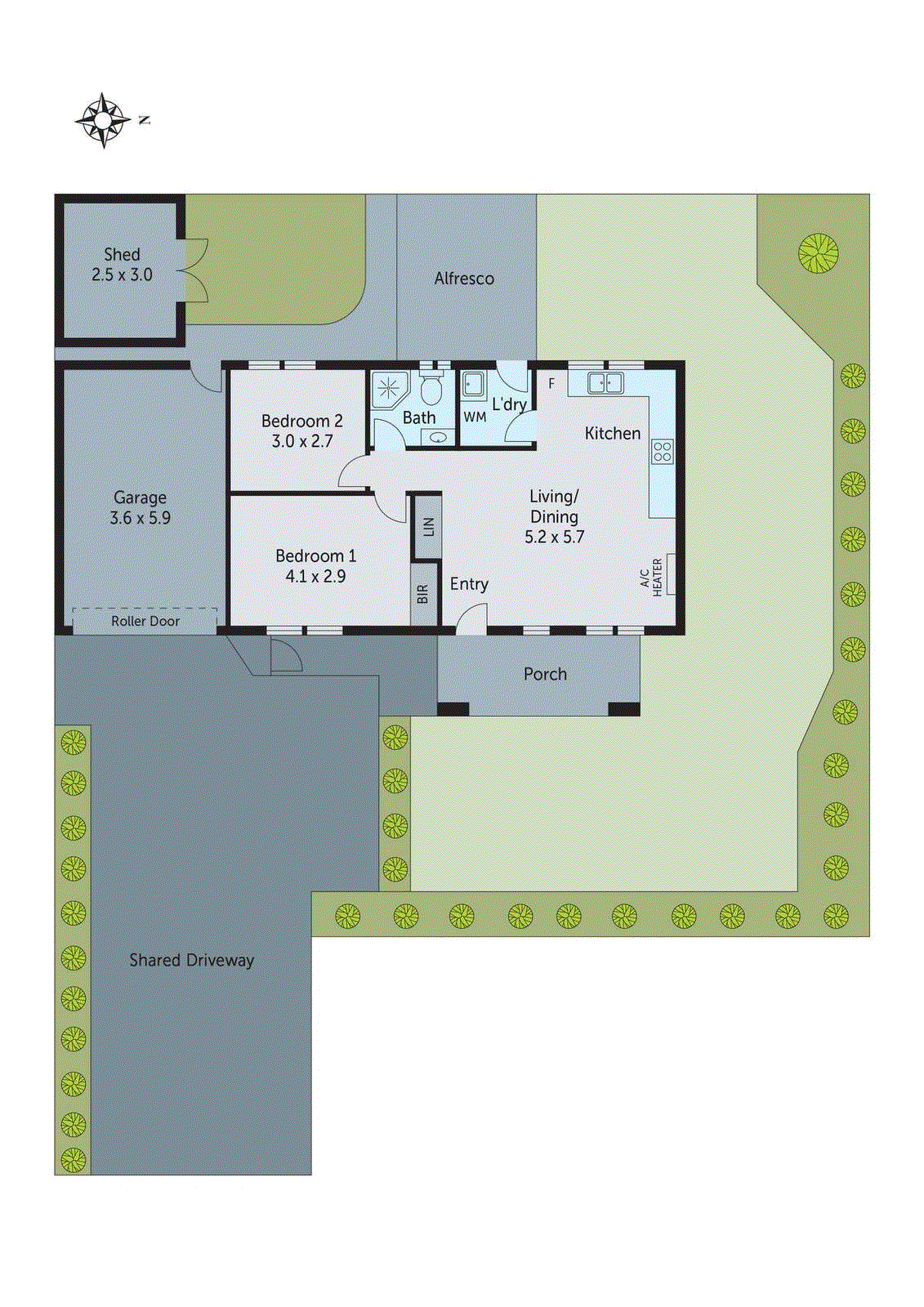 2/166 Coppards Road, Whittington VIC 3219 - Floorplan