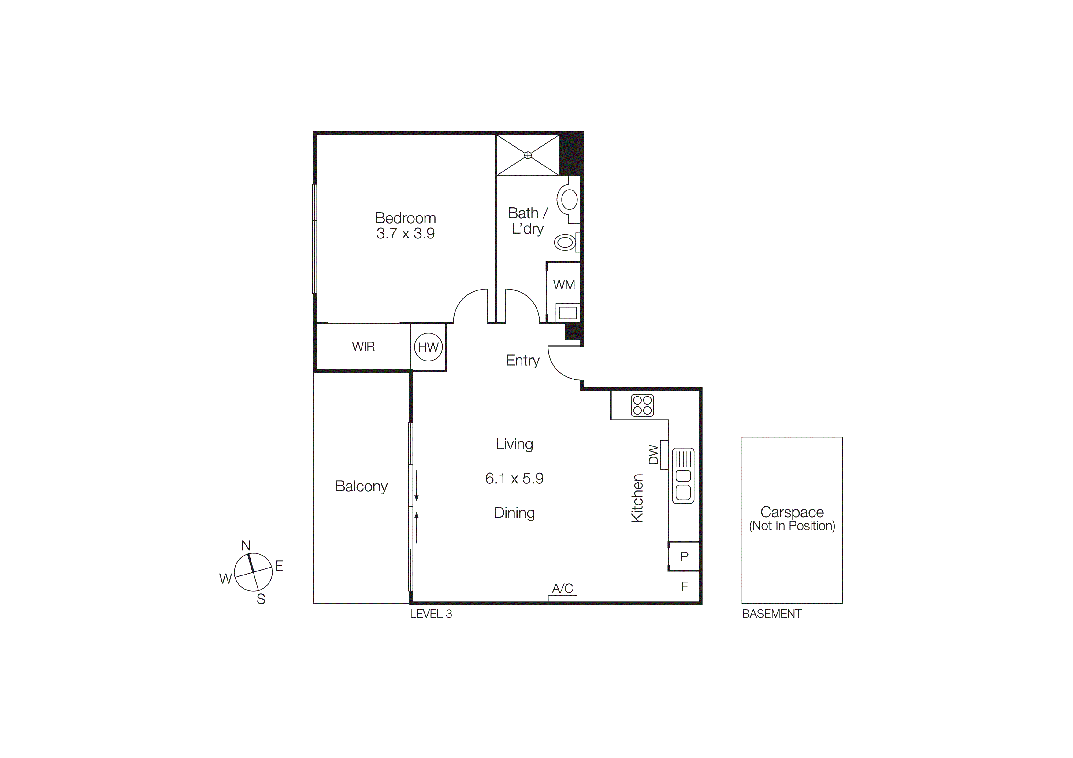 21/69 Wellington Street, St Kilda VIC 3182 - Floorplan