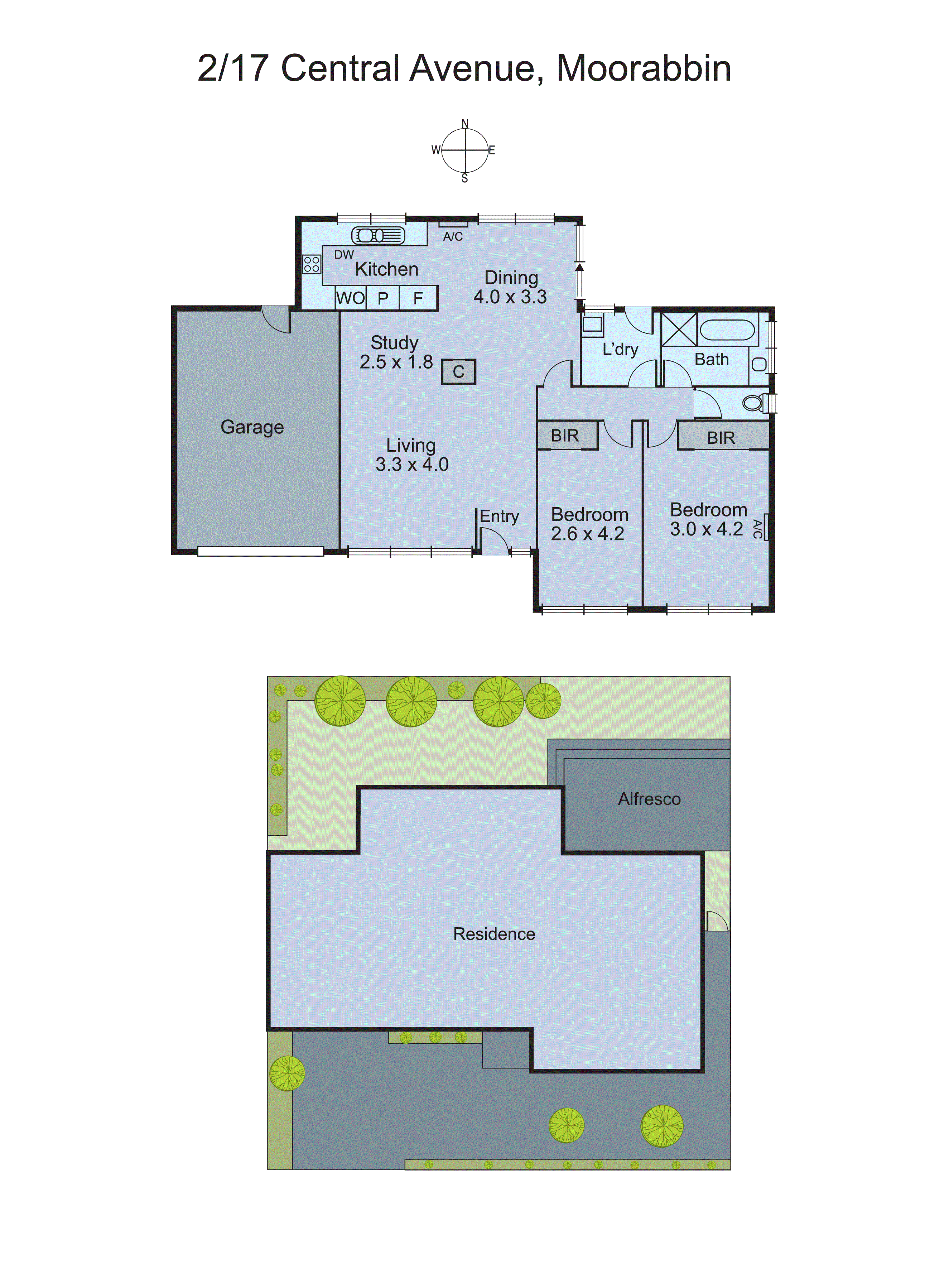 2/17 Central Avenue, Moorabbin VIC 3189 - Floorplan