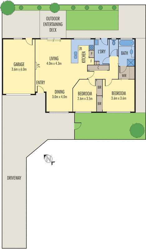 2/17 Godfrey Street, East Geelong VIC 3219 - Floorplan