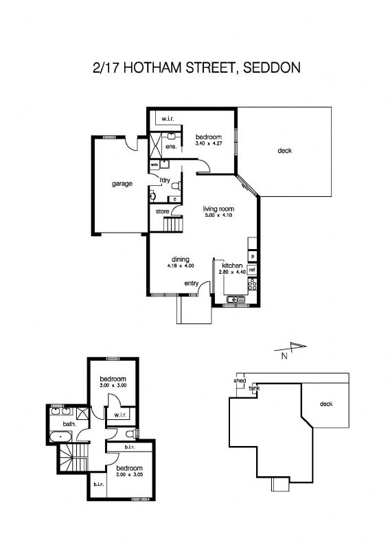 2/17 Hotham Street, SEDDON VIC 3011 - Floorplan