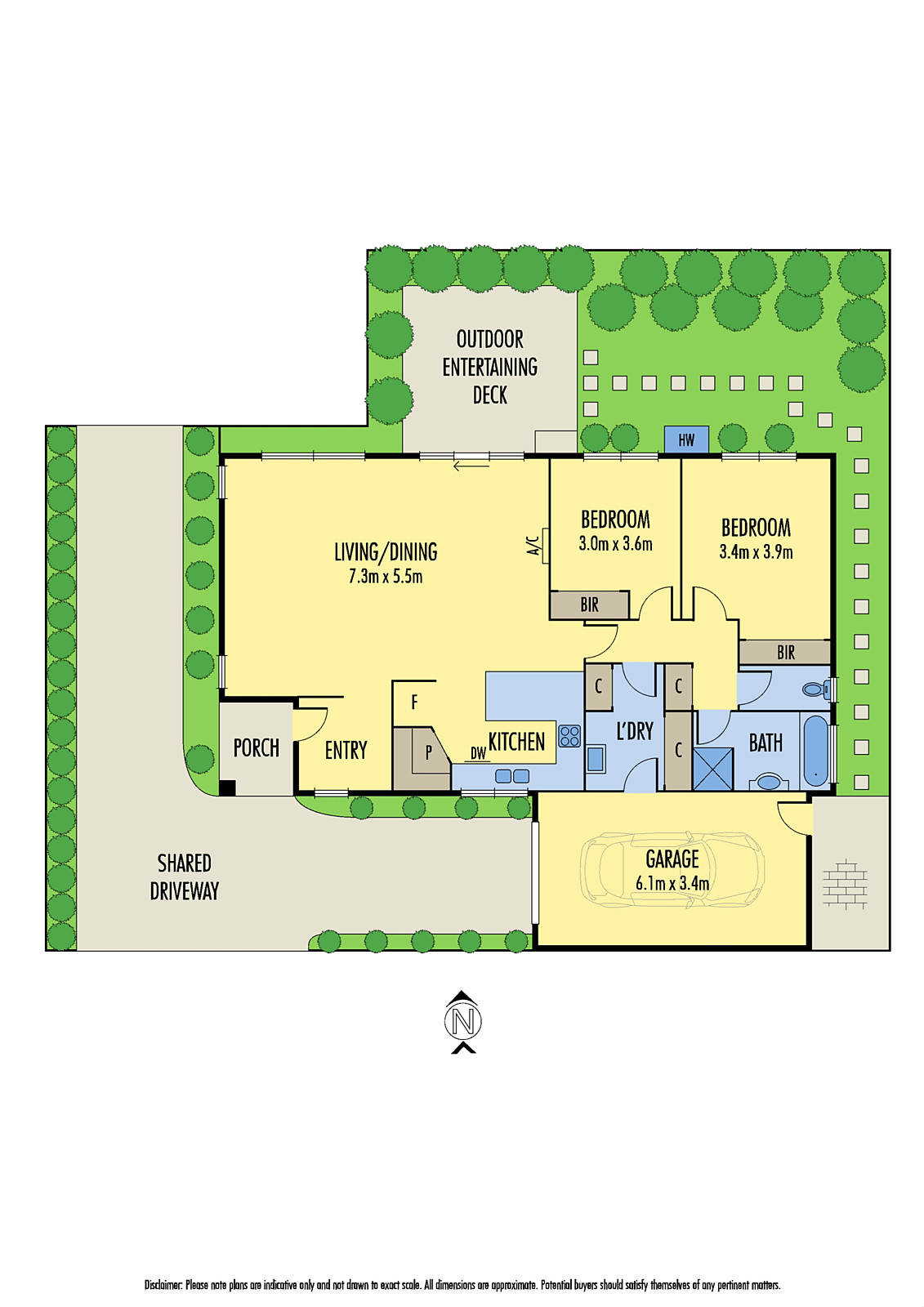 2/17 Pine Avenue, North Shore VIC 3214 - Floorplan