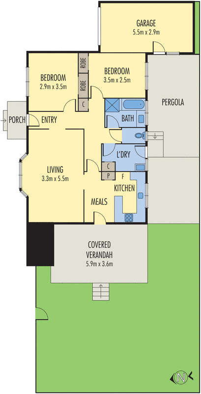 2/17 Raymond Street, Ashwood VIC 3147 - Floorplan
