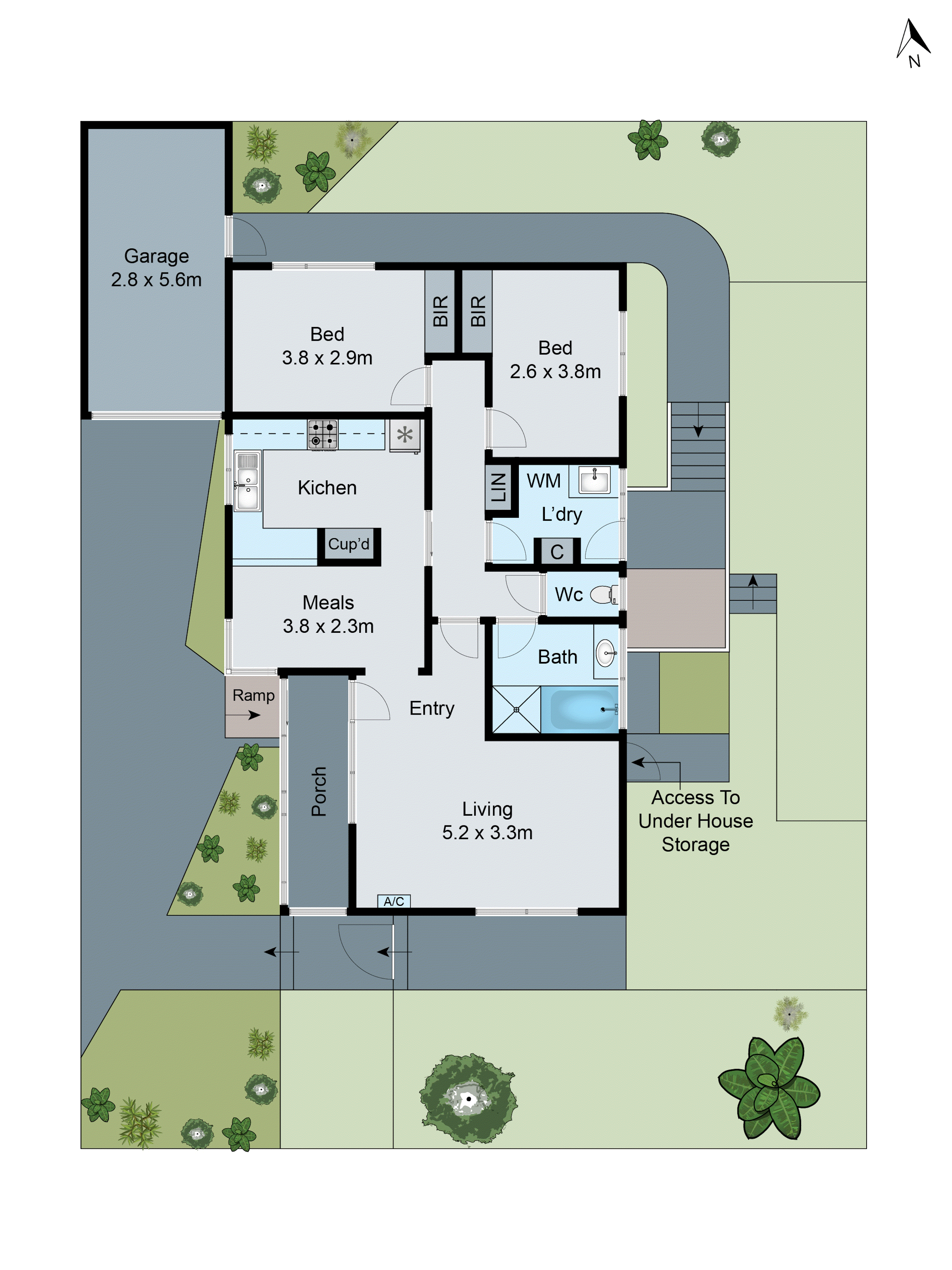 2/17 Shoubra Drive, Highton VIC 3216 - Floorplan