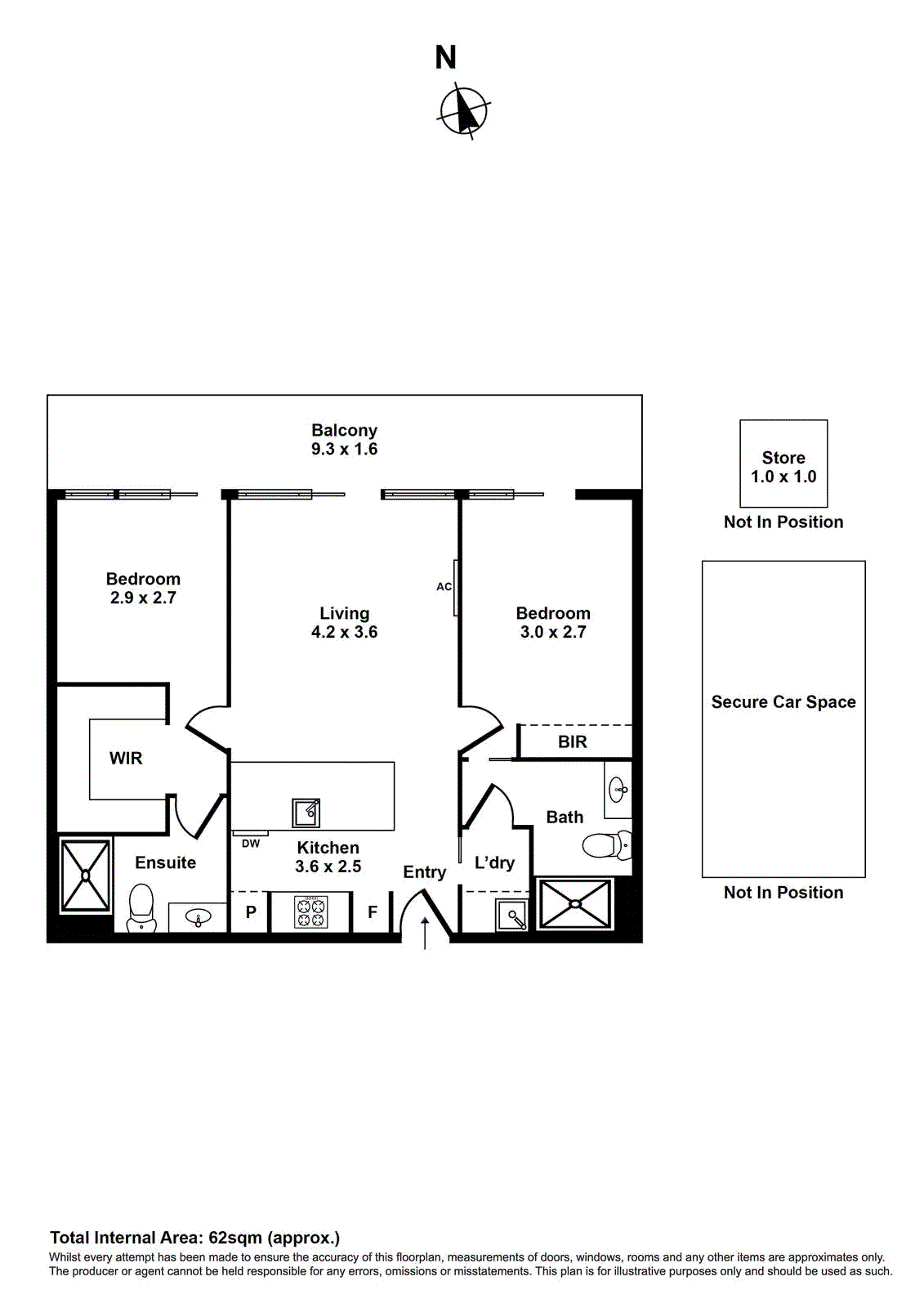 217/125 Francis Street, Yarraville VIC 3013 - Floorplan