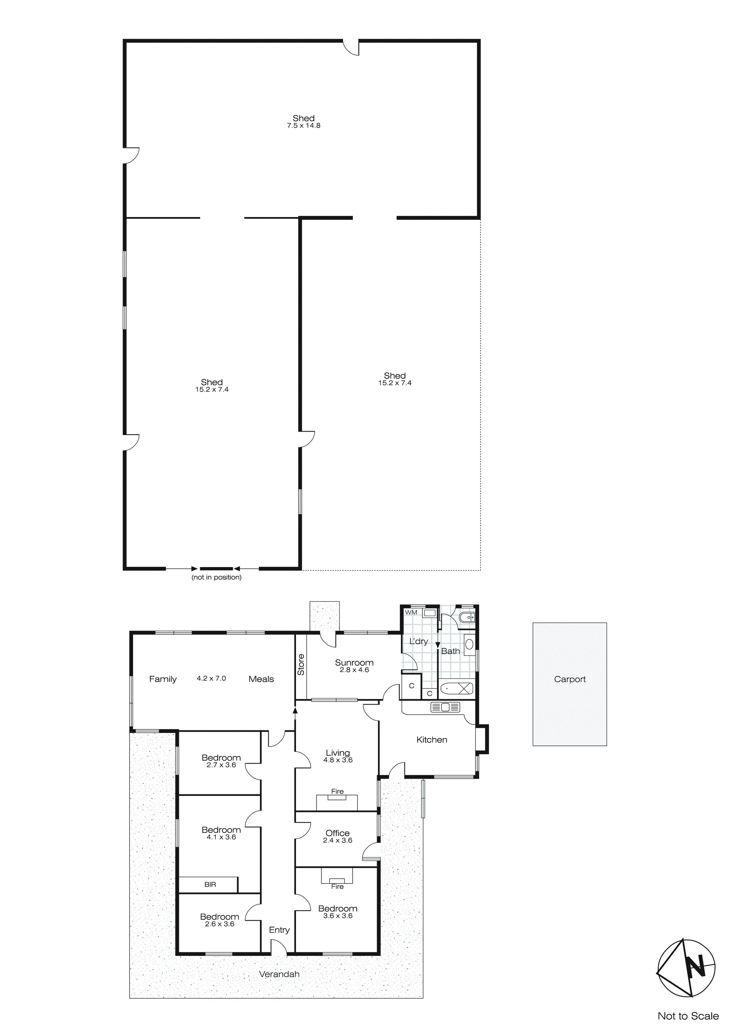 2172 Ballarat Maryborough Road, Ascot VIC 3364 - Floorplan