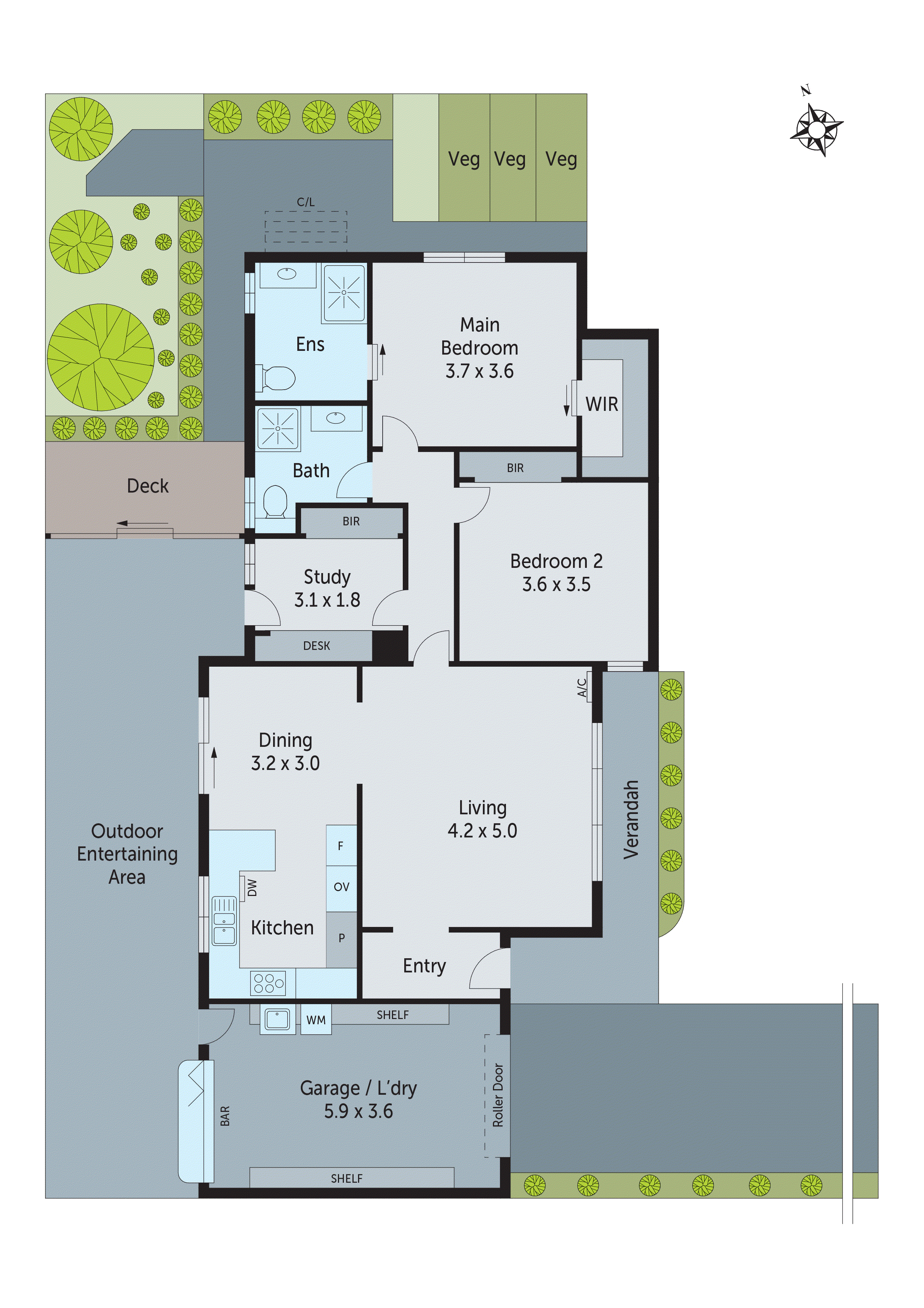 2/176 South Valley Road, Highton VIC 3216 - Floorplan