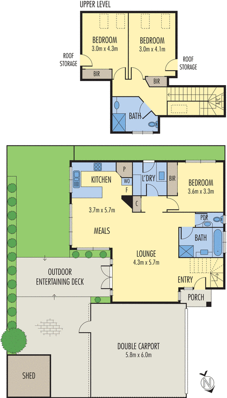 2/18 Acacia Avenue, Oakleigh South VIC 3167 - Floorplan