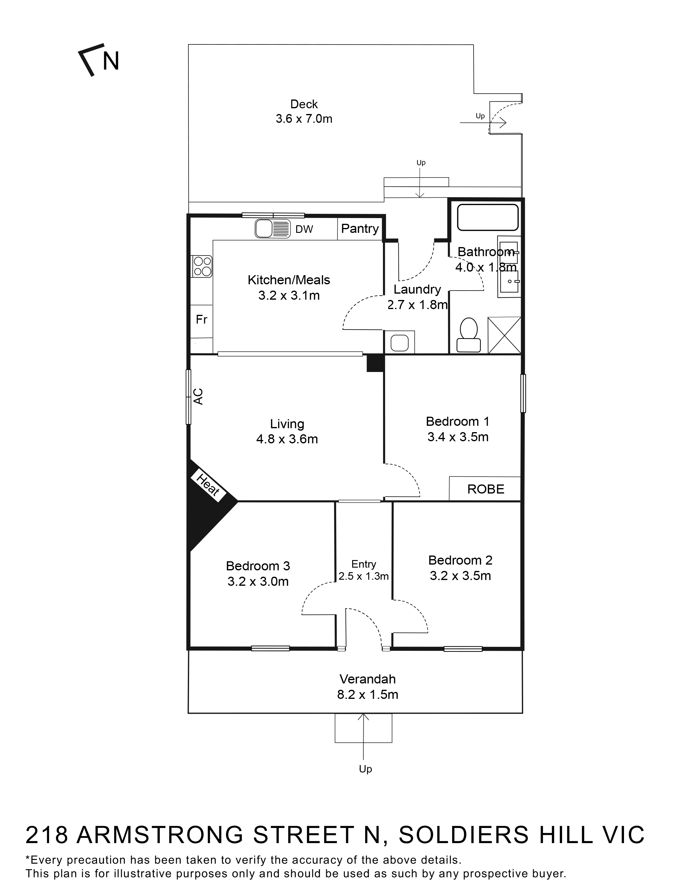 218 Armstrong Street, Soldiers Hill VIC 3350 - Floorplan