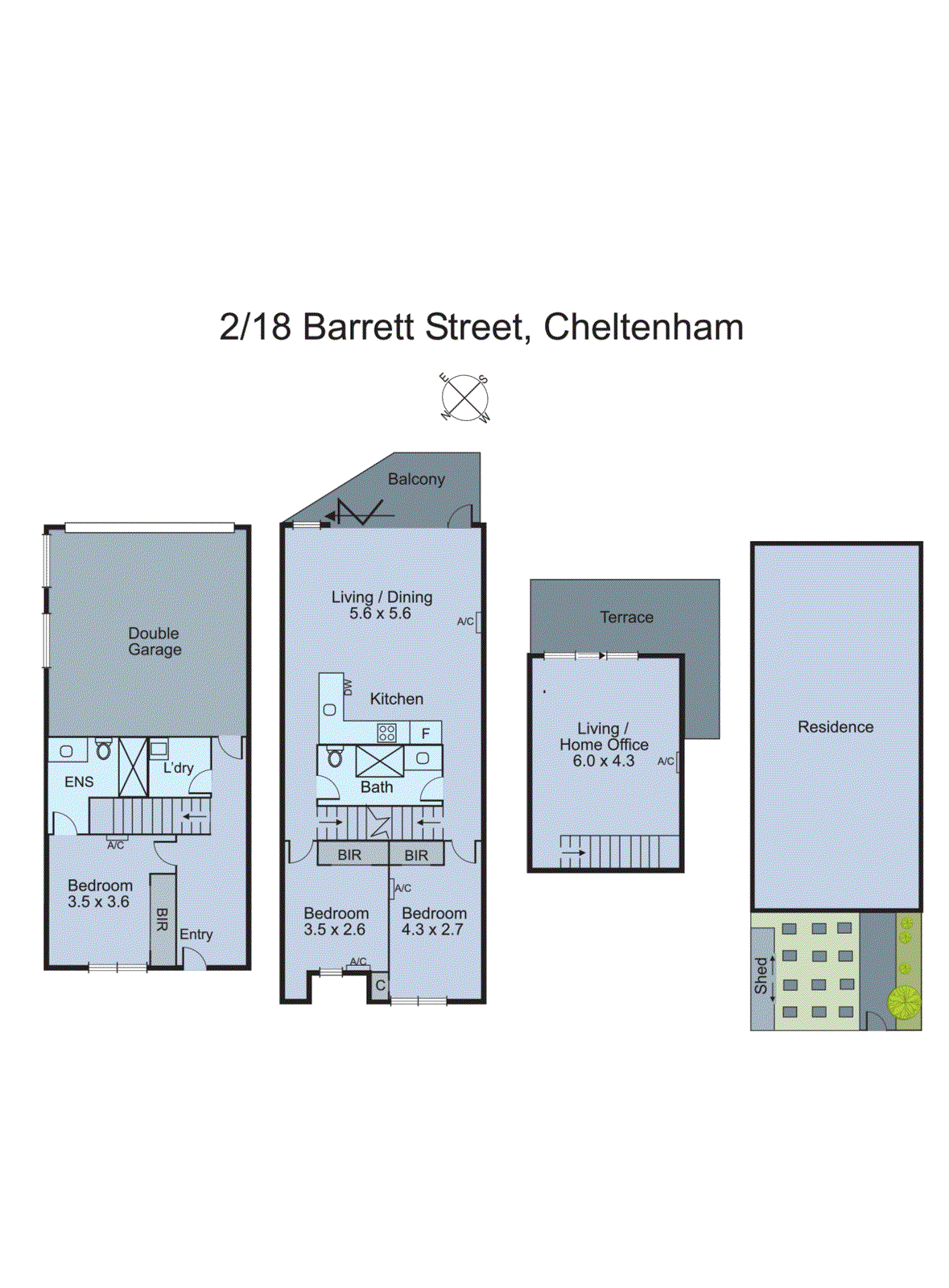 2/18 Barrett Street, Cheltenham VIC 3192 - Floorplan
