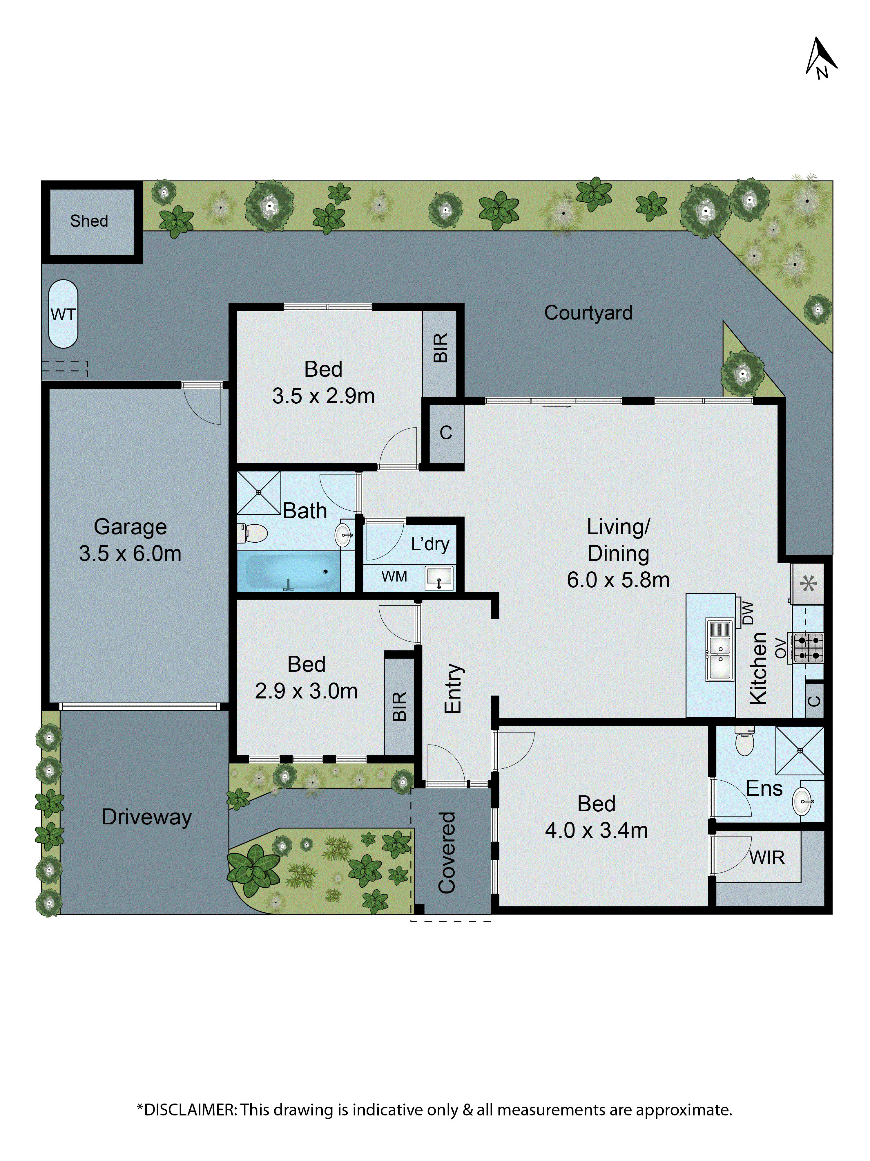 2/18 Cameron Avenue, Oakleigh South VIC 3167 - Floorplan