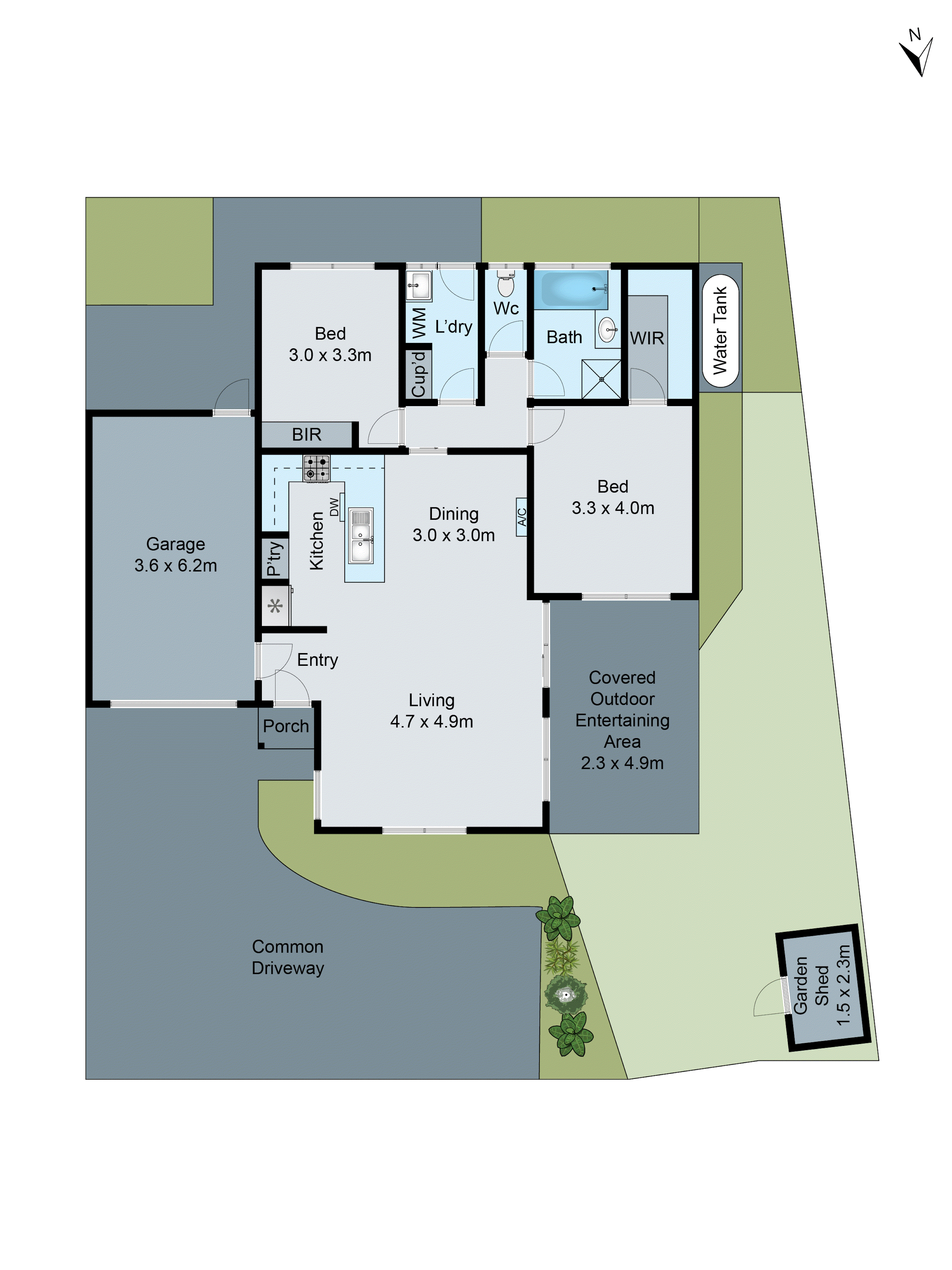 2/18 Clavus Road, Corio VIC 3214 - Floorplan