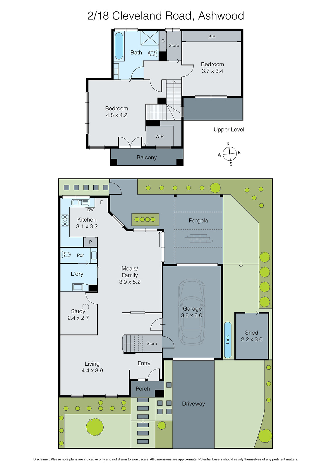 2/18 Cleveland Road, Ashwood VIC 3147 - Floorplan