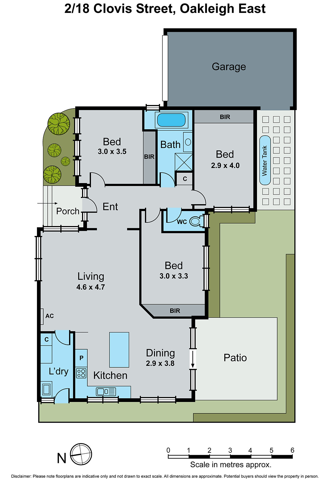 2/18 Clovis Street, Oakleigh East VIC 3166 - Floorplan