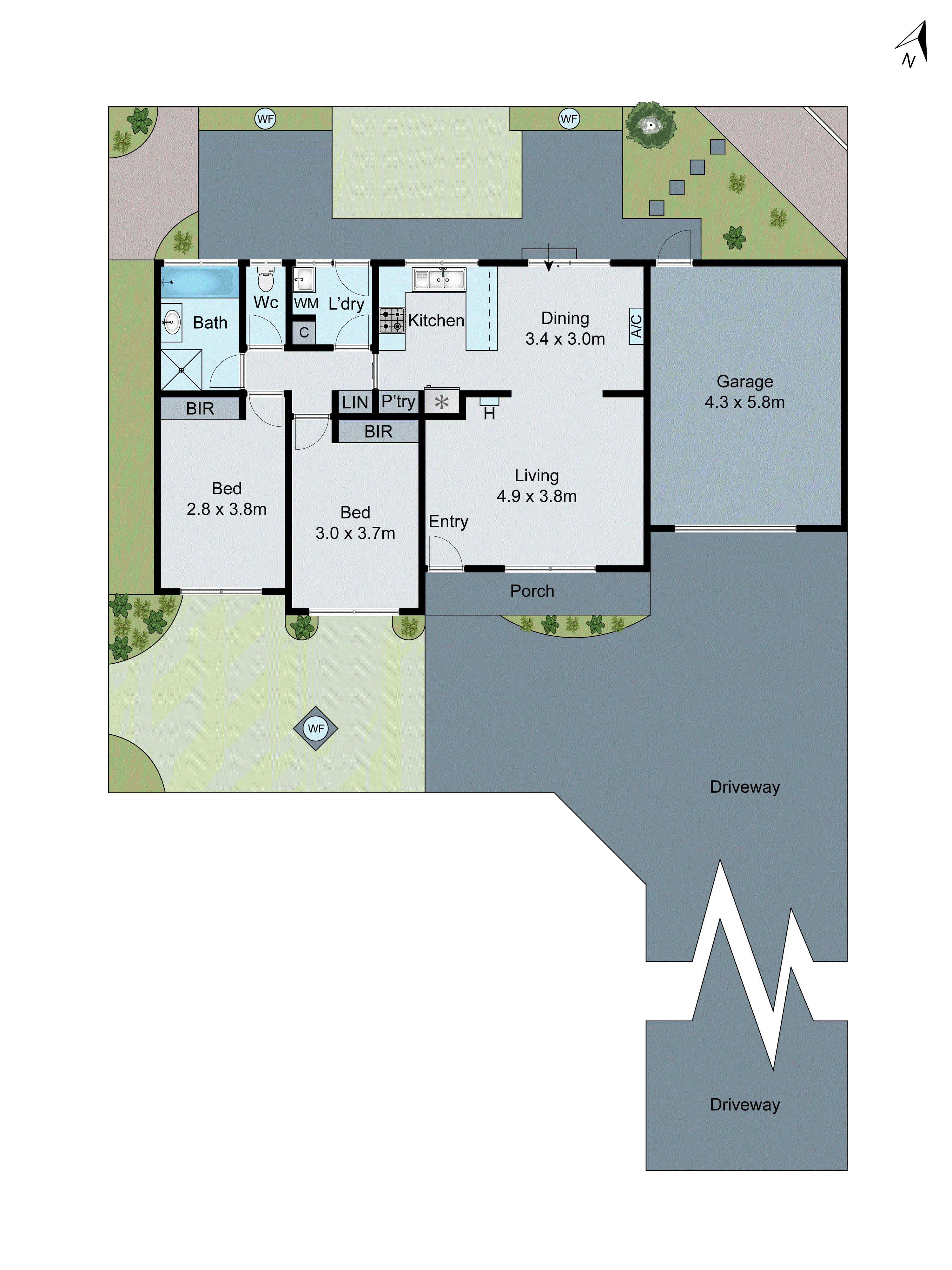 2/18 Felix Street, Grovedale VIC 3216 - Floorplan