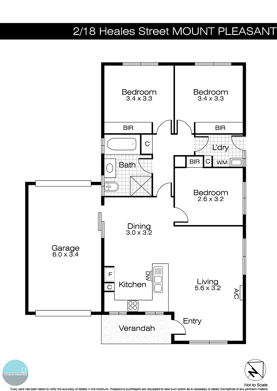 2/18 Heales Street, Mount Pleasant VIC 3350 - Floorplan