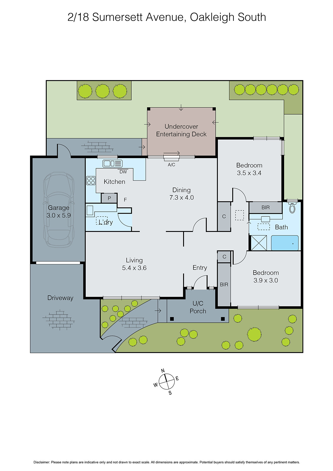 2/18 Sumersett Avenue, Oakleigh South VIC 3167 - Floorplan